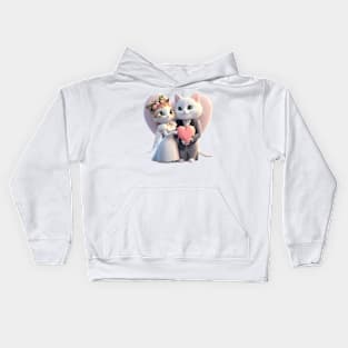 The Cat Wedding Kids Hoodie